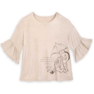 NEW Disney Parks Winnie The Pooh Eeyore Cream Lightweight Top Size Medium